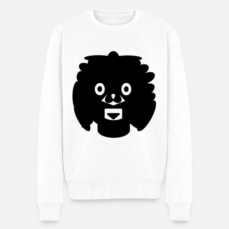 comique - Pull Premium bio Homme - blanc