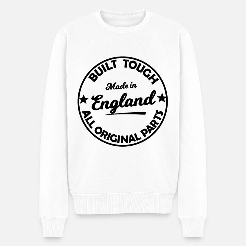 Englische Legenden - Männer Premium Bio Pullover - Weiß