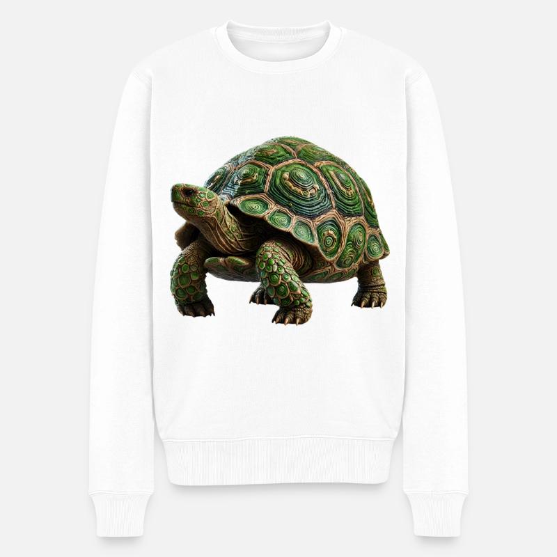 Tortue - Pull Premium bio Homme - blanc