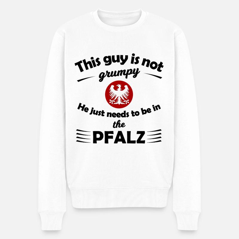 Mieux dans le Palatinat - Pull Premium bio Homme - blanc