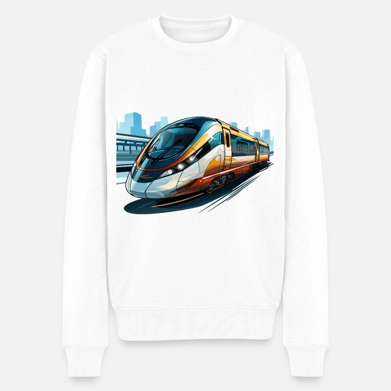 Révolution de vitesse - Pull Premium bio Homme - blanc
