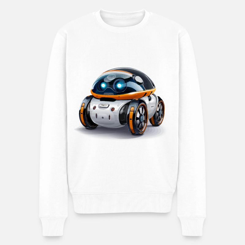 Roulez vers le futur - Pull Premium bio Homme - blanc