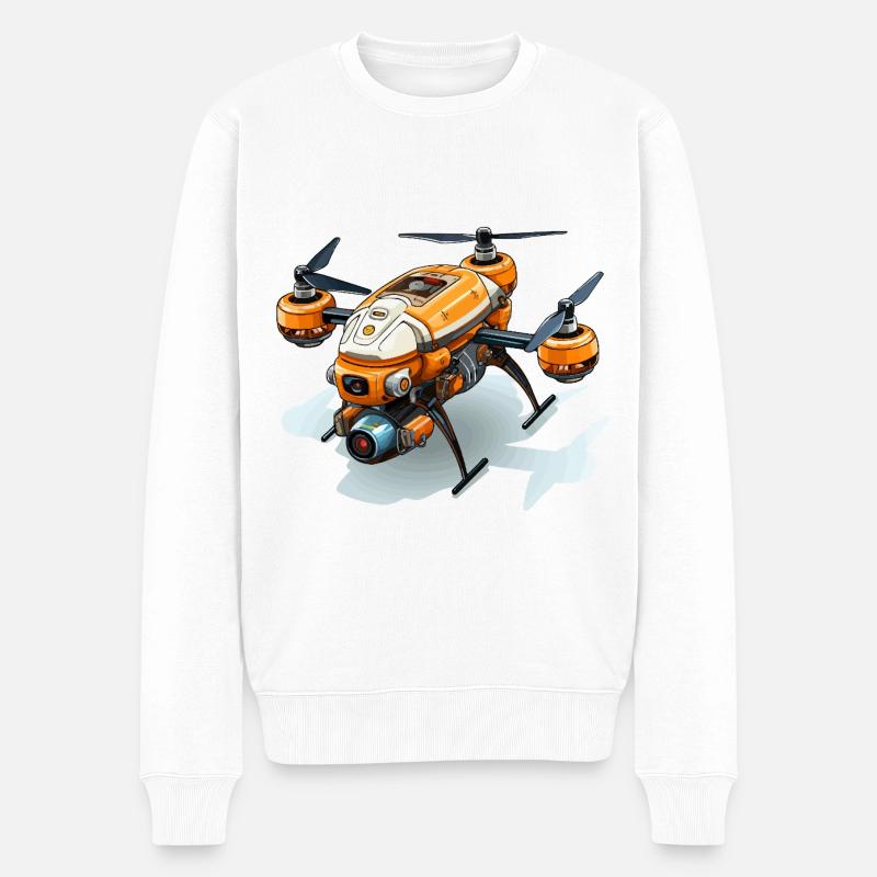 Livraison dans le ciel - Pull Premium bio Homme - blanc