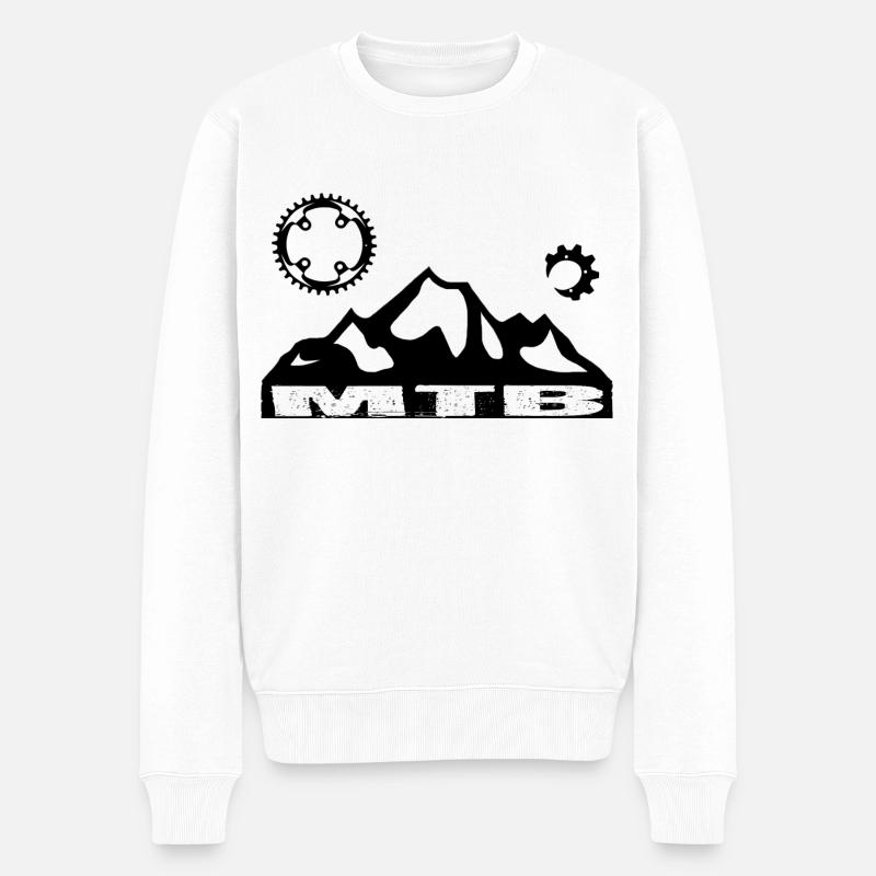 VTT - Pull Premium bio Homme - blanc