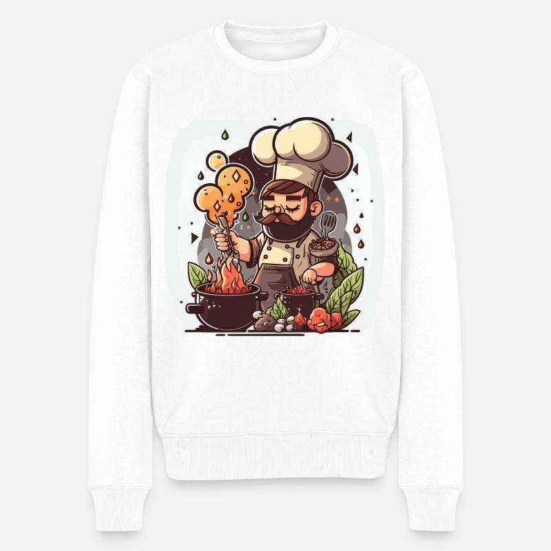 Maître cuisinier - Pull Premium bio Homme - blanc