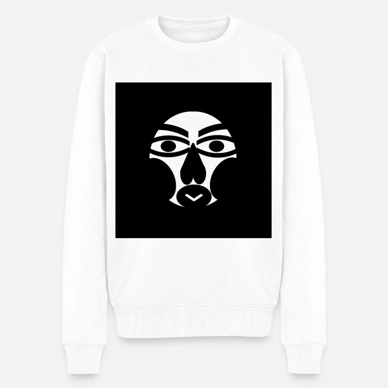 Ehefrau des Königs - Männer Premium Bio Pullover - Weiß