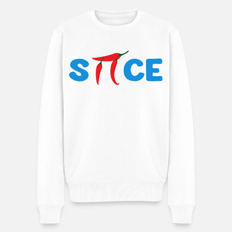 Piment Épicé PI Science Drôle - Pull Premium bio Homme - blanc