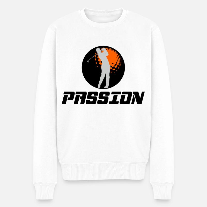 Golf - Pull Premium bio Homme - blanc