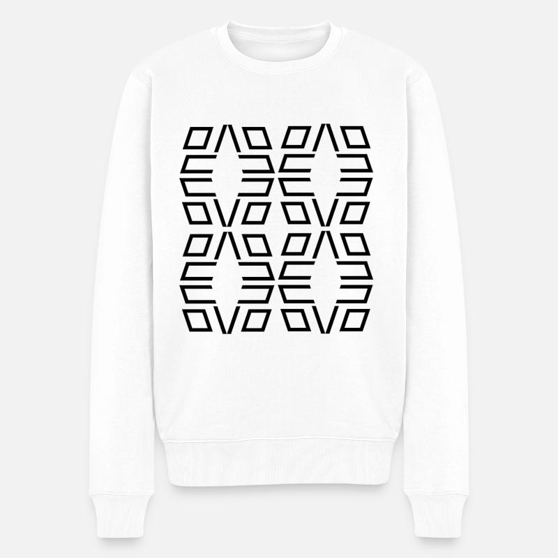 Forme unique - Pull Premium bio Homme - blanc