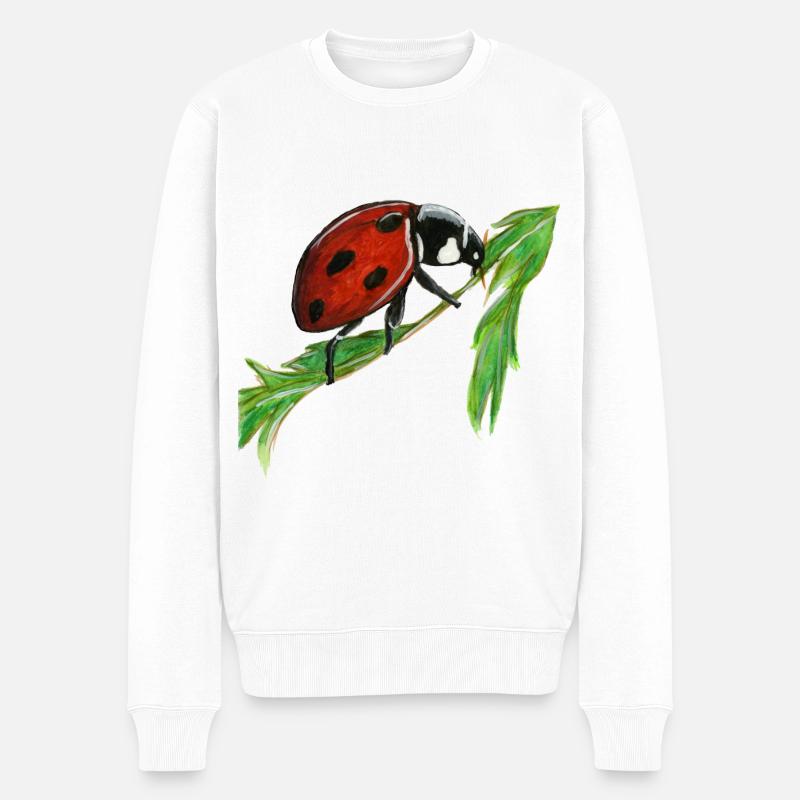 coccinelle - Pull Premium bio Homme - blanc