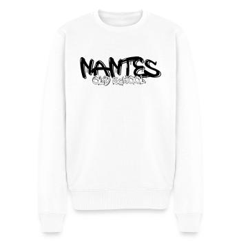 nantes - Pull Premium bio Homme - blanc - Devant - Thijin (182cm)