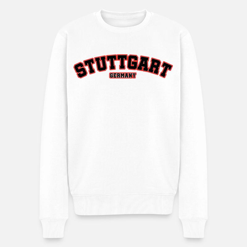 Stuttgart Allemagne Schwaben Stadt Team - Pull Premium bio Homme - blanc