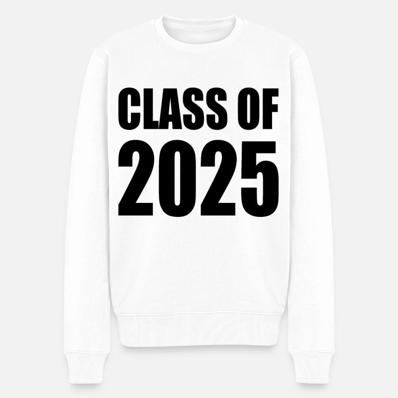 Class of 2025 - Männer Premium Bio Pullover - Weiß