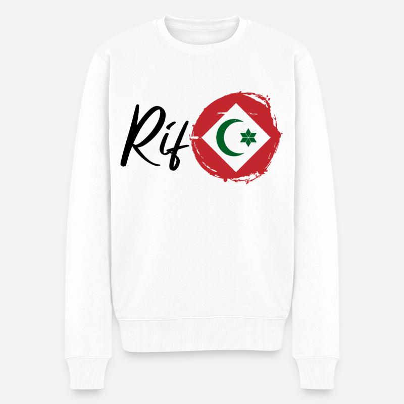 Rif - Pull Premium bio Homme - blanc