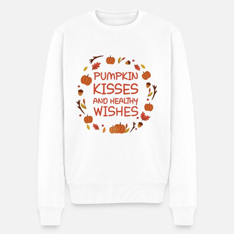 Apotheke Thanksgiving - Männer Premium Bio Pullover - Weiß