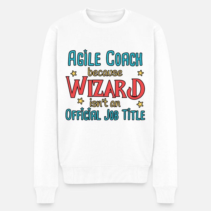 Assistant Coach Agile - Pull Premium bio Homme - blanc