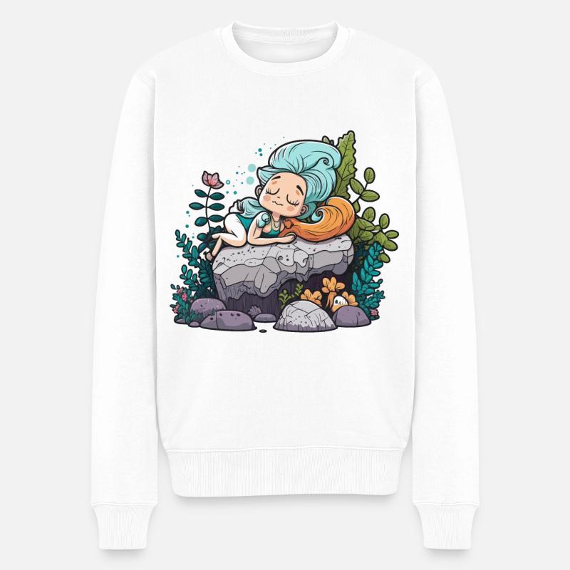 La Sirène Sérénissime - Pull Premium bio Homme - blanc