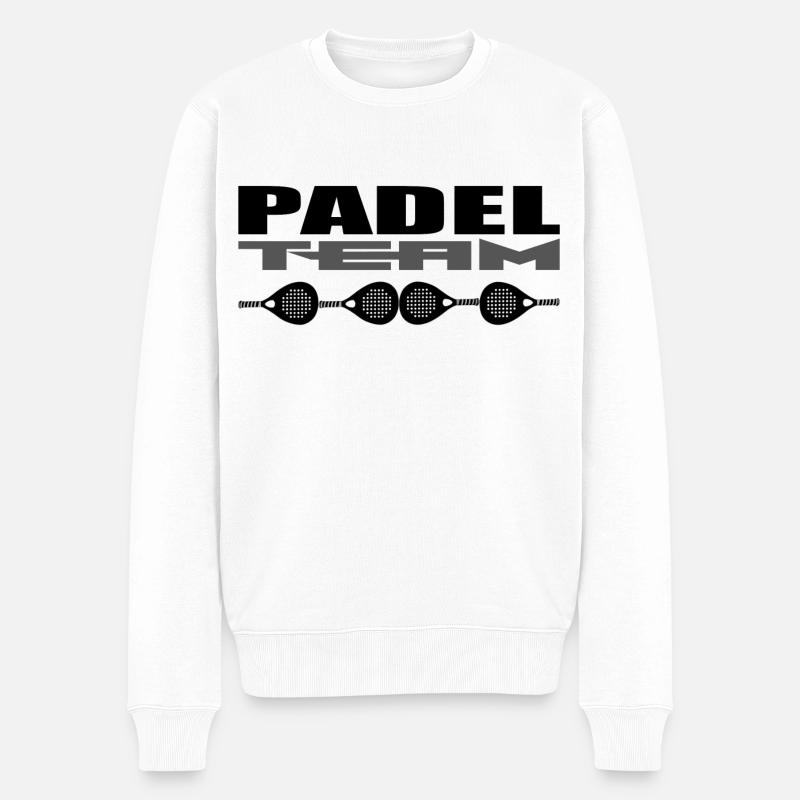 L’équipe Padel - Pull Premium bio Homme - blanc