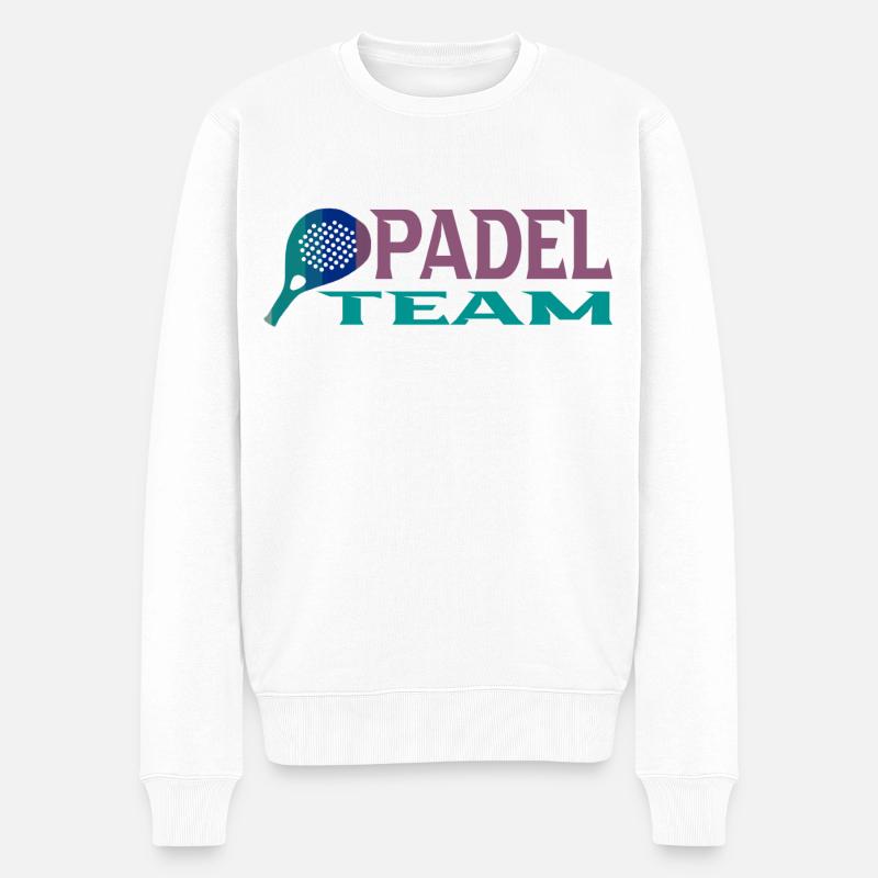 L’équipe Padel - Pull Premium bio Homme - blanc