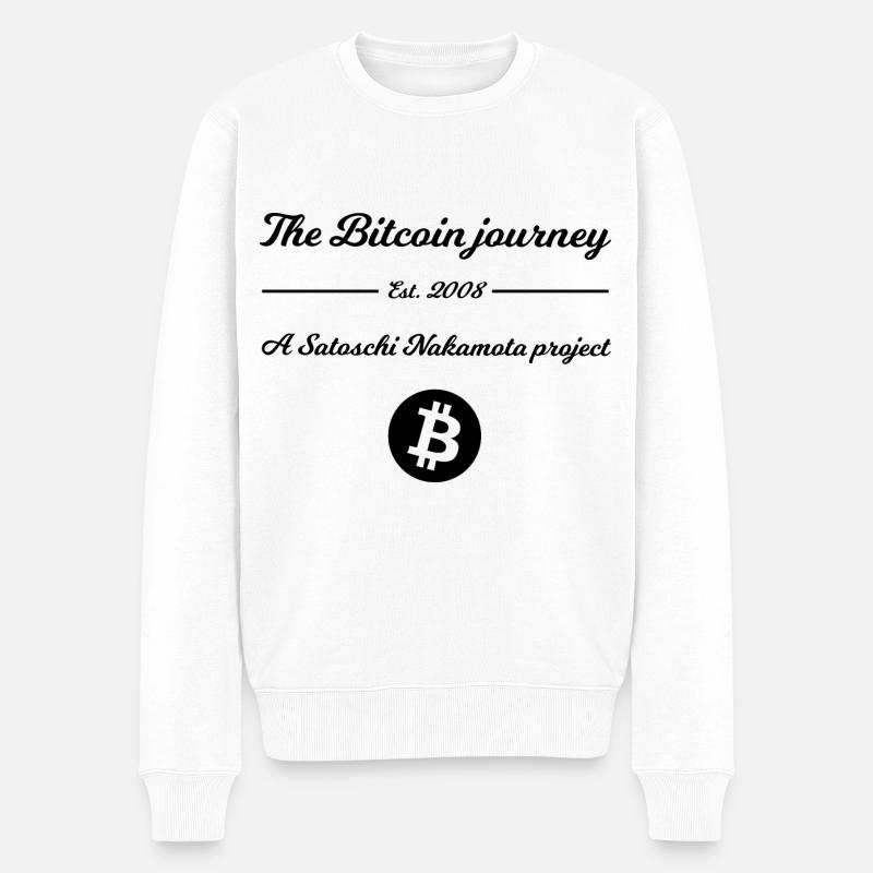 Le projet Satoshi - Pull Premium bio Homme - blanc