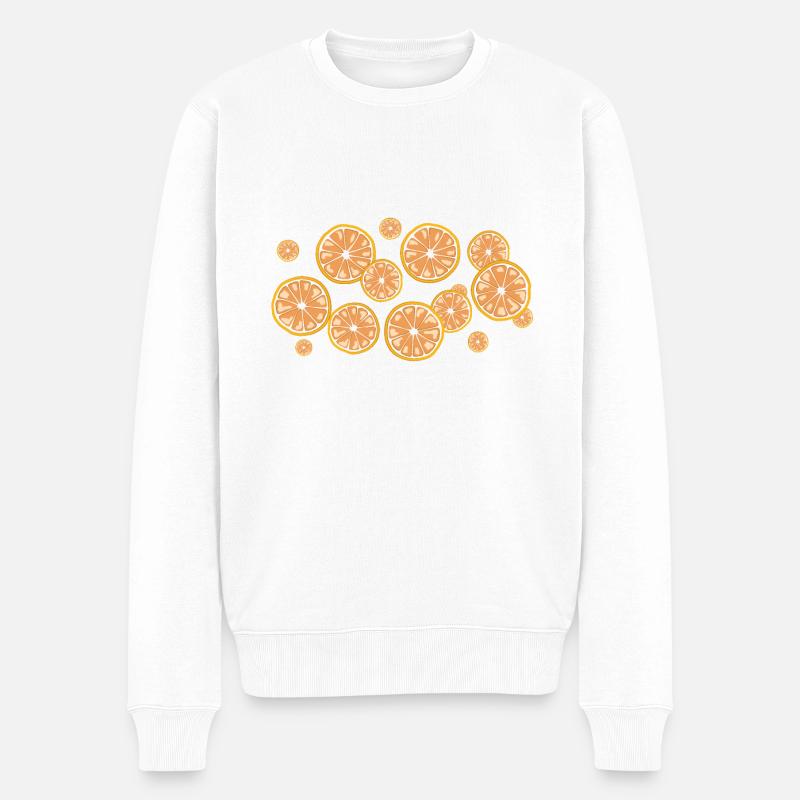 L’odeur des oranges sanguines - Pull Premium bio Homme - blanc
