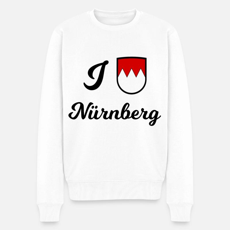 Le Nuremberg - Pull Premium bio Homme - blanc