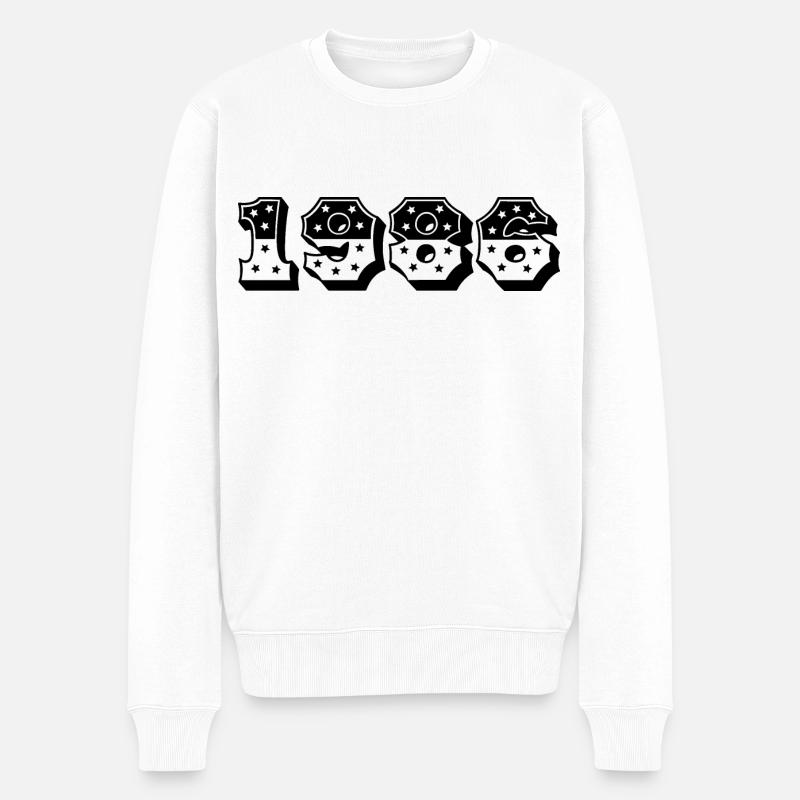 1986 Année de naissance Idée cadeau - Pull Premium bio Homme - blanc