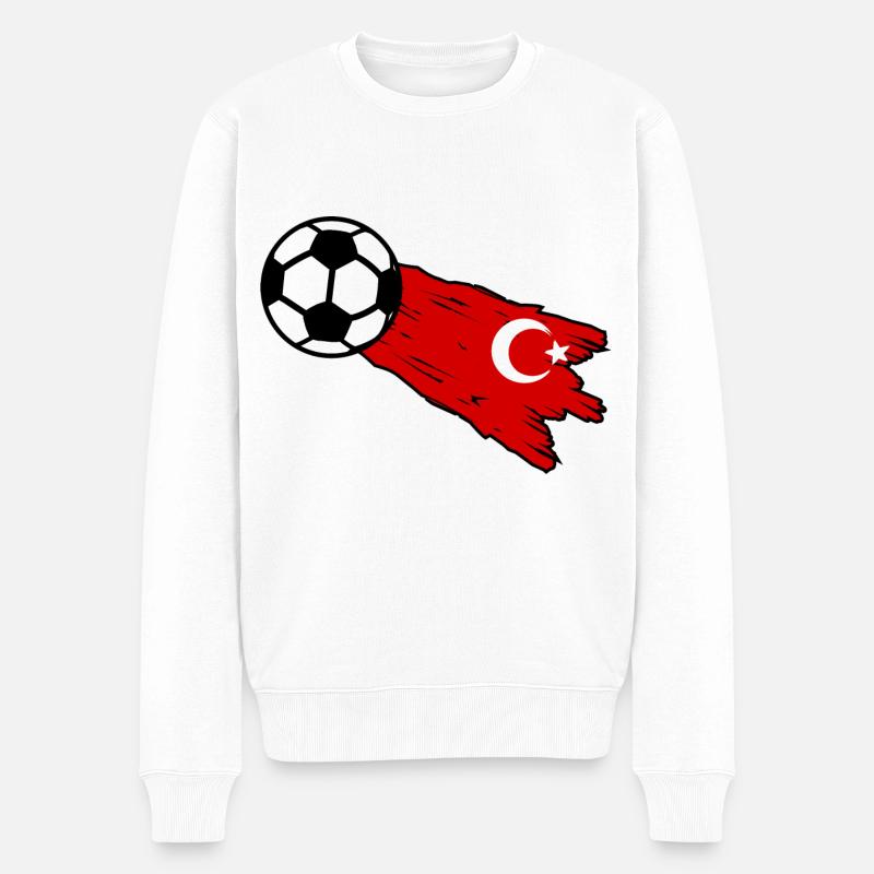Supporters de Turquie - Pull Premium bio Homme - blanc