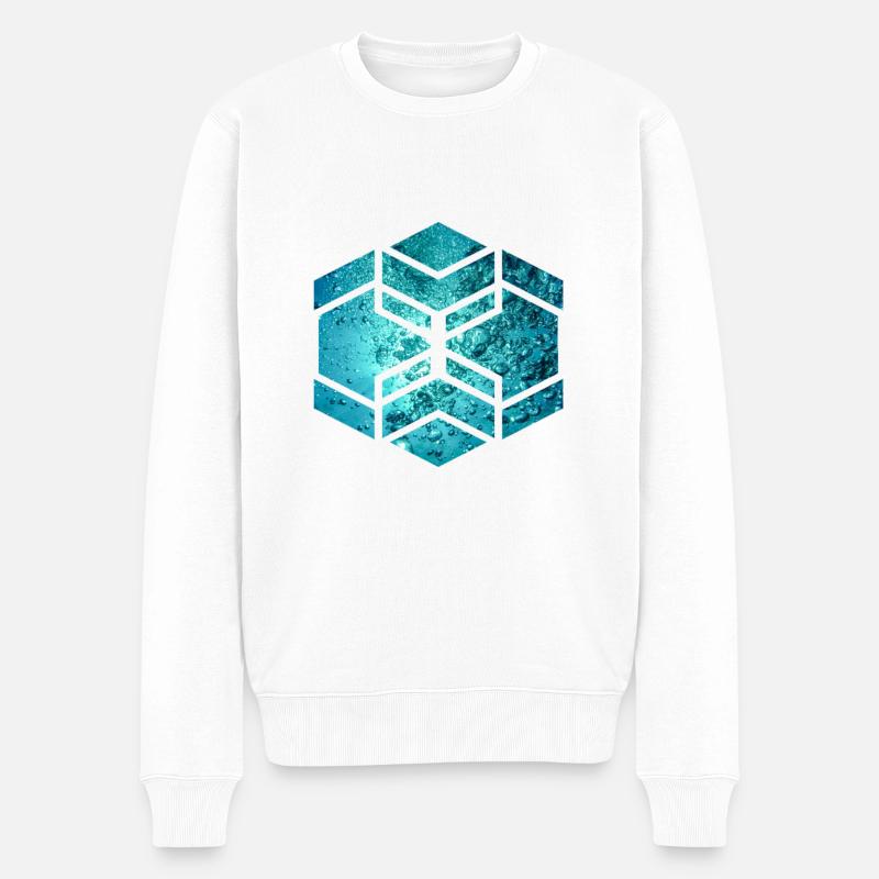 Sauvez les océans - Pull Premium bio Homme - blanc