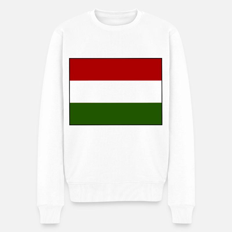 L’État de Hongrie - Pull Premium bio Homme - blanc