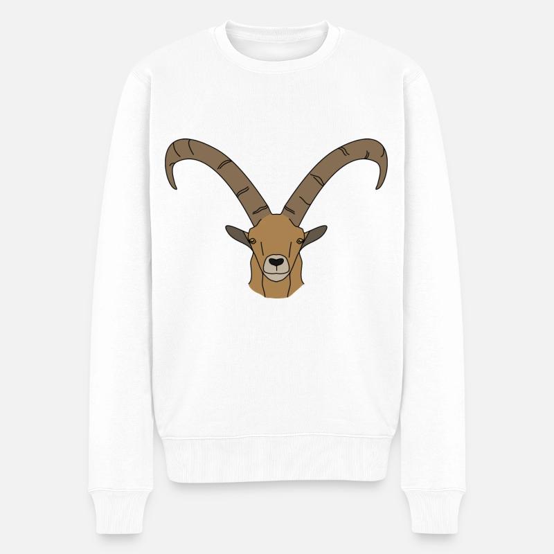 Capricorne - Pull Premium bio Homme - blanc