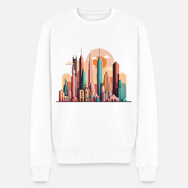 L’aventurier urbain - Pull Premium bio Homme - blanc