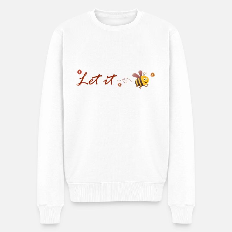 Que ce soit une abeille - Pull Premium bio Homme - blanc
