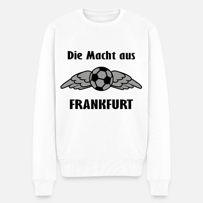 Die Ultras aus Frankfurt - Männer Premium Bio Pullover - Weiß