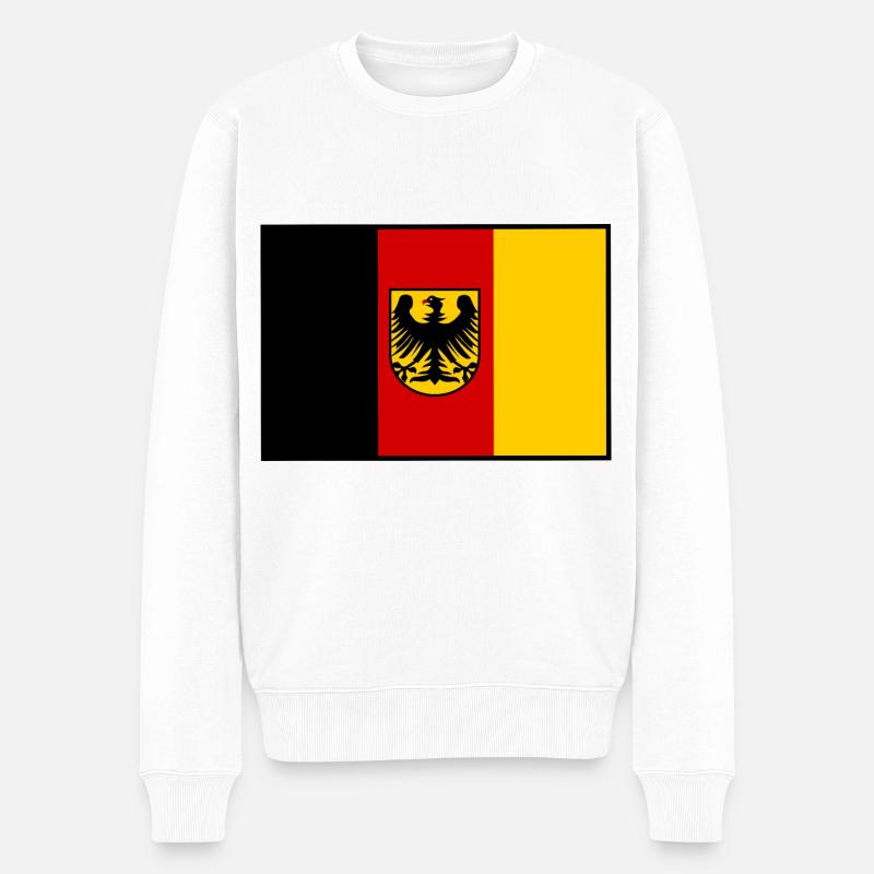 Die Deutschen - Männer Premium Bio Pullover - Weiß