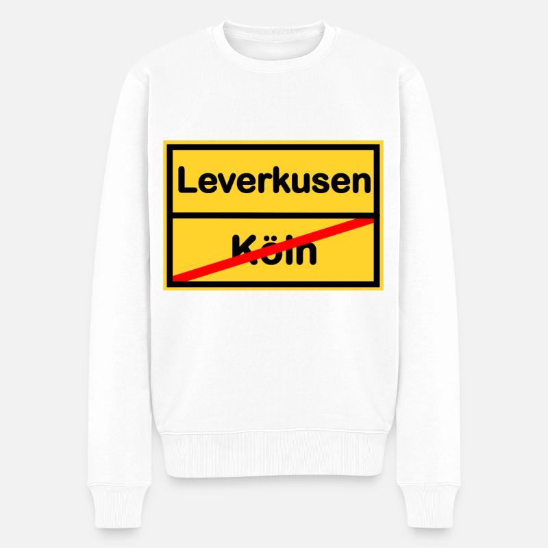 Les fans de Leverkusen - Pull Premium bio Homme - blanc