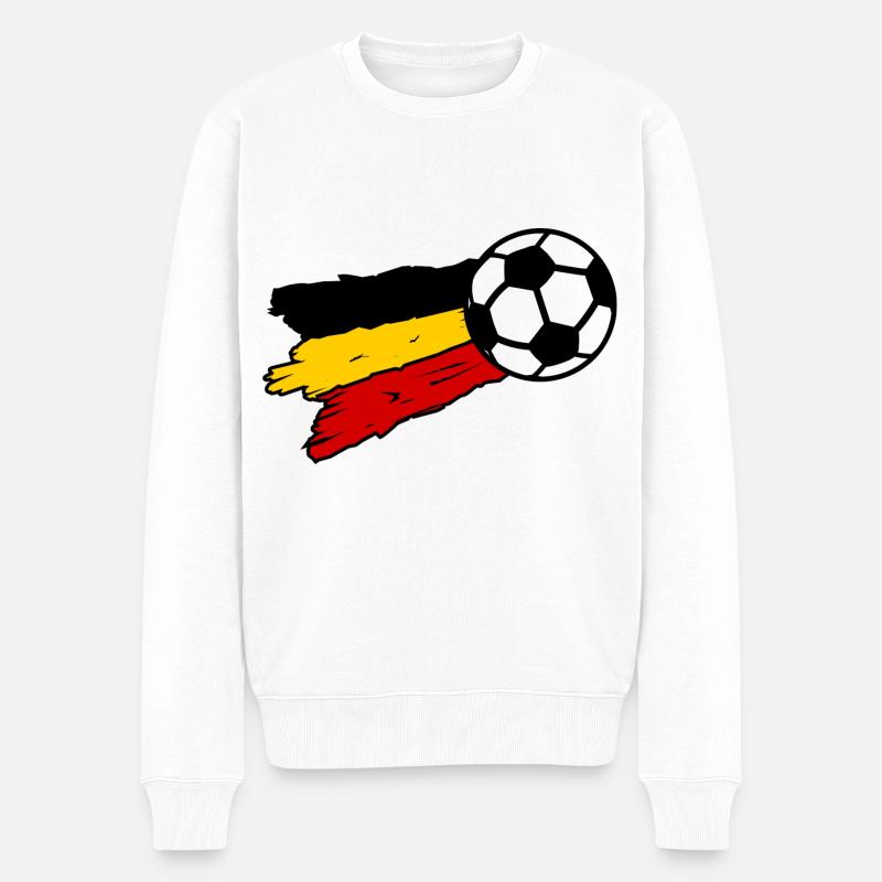 Les supporters belges - Pull Premium bio Homme - blanc