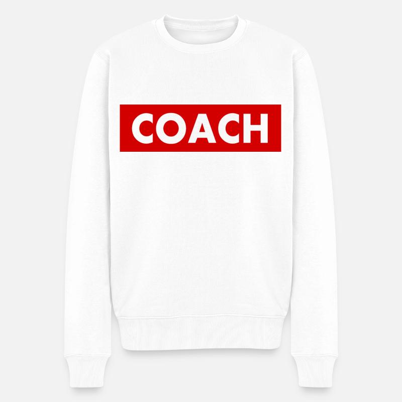 Coach - Pull Premium bio Homme - blanc