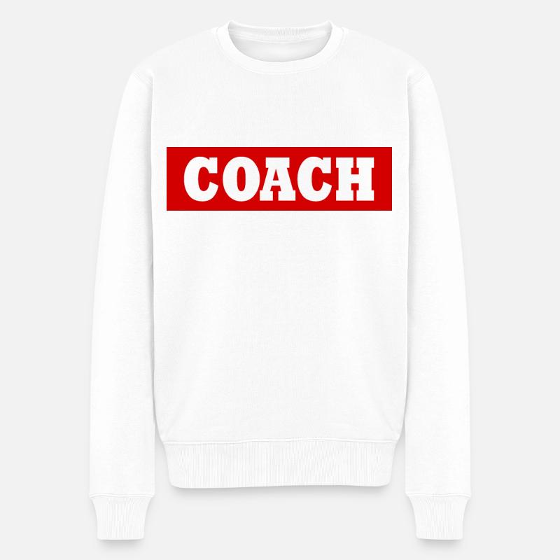 Coach - Pull Premium bio Homme - blanc