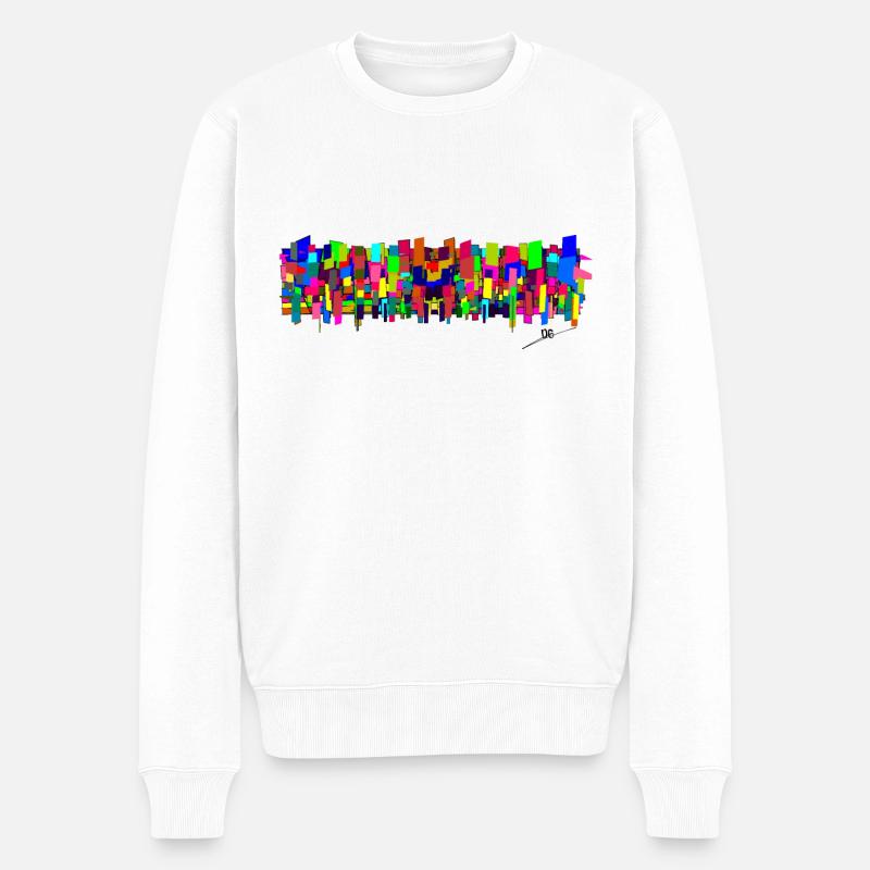 La ligne - Pull Premium bio Homme - blanc