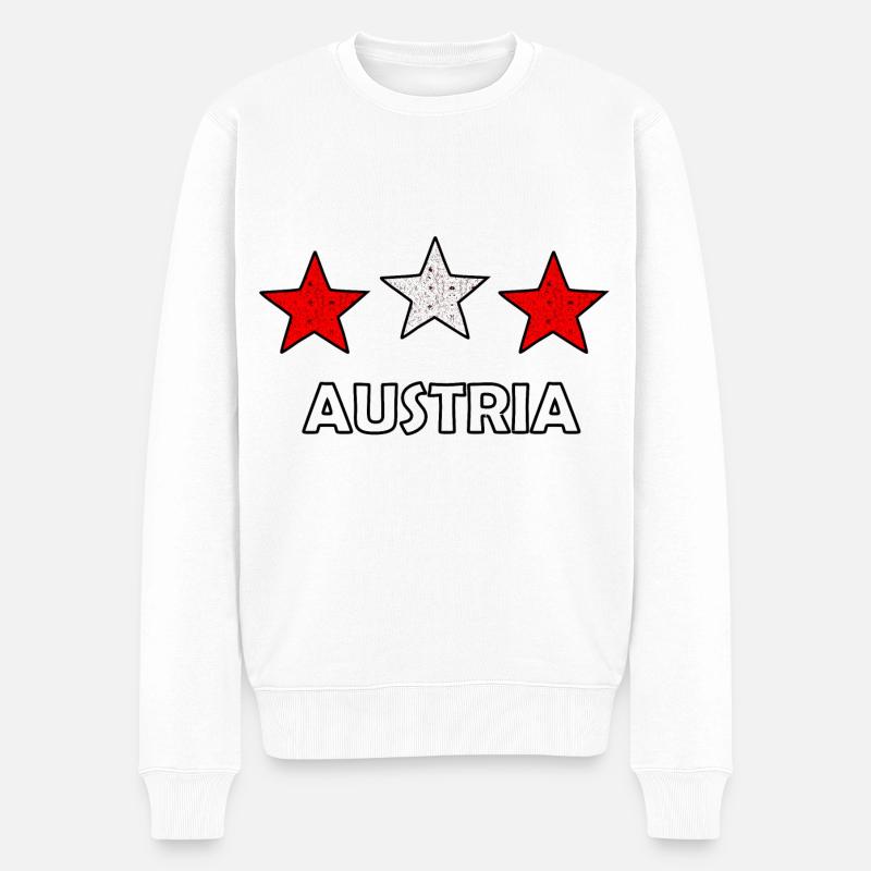 Les Autrichiens - Pull Premium bio Homme - blanc