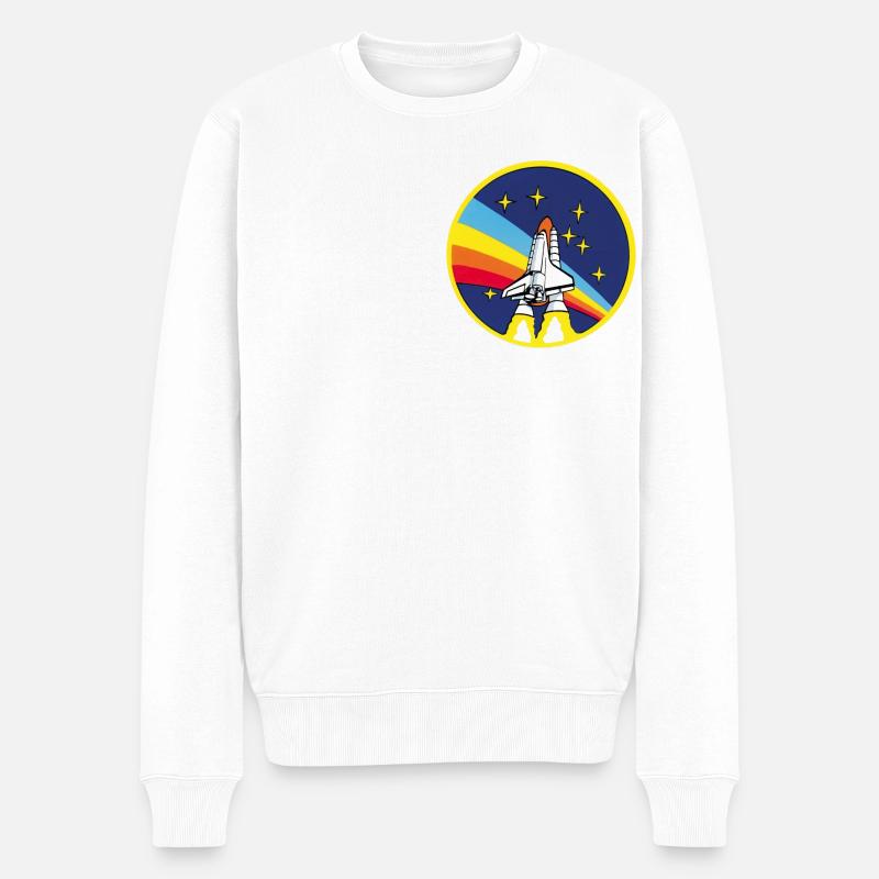 NASA STS 27 Badge - Pull Premium bio Homme - blanc