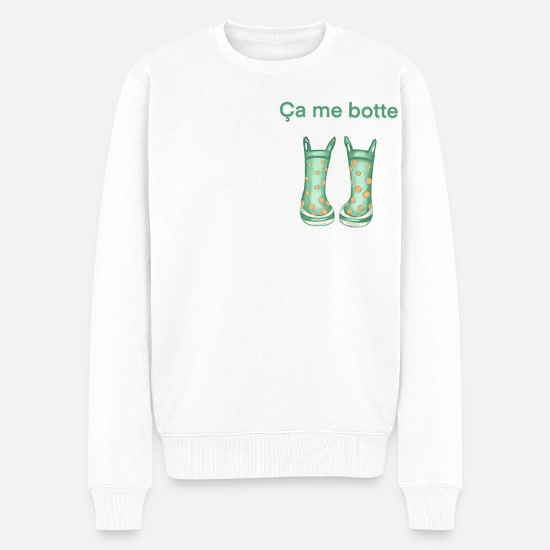 ça me botte ! - Pull Premium bio Homme - blanc
