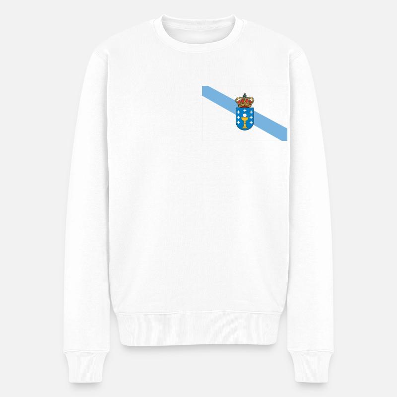 Galice - Pull Premium bio Homme - blanc