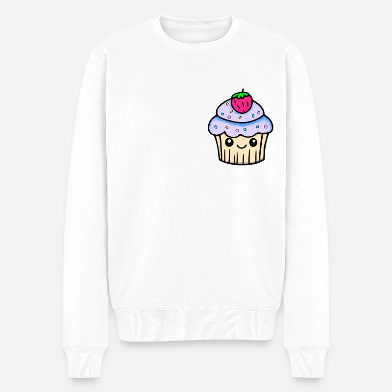 Mignon cupcake kawaii - Pull Premium bio Homme - blanc