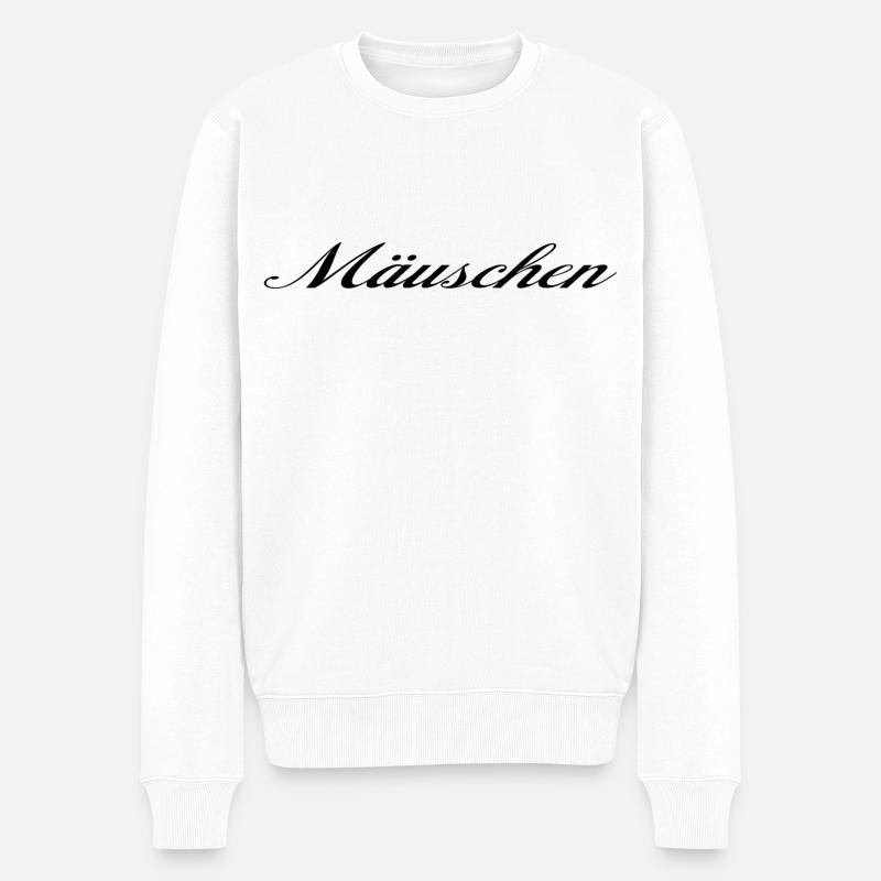 Mäuschen - Pull Premium bio Homme - blanc