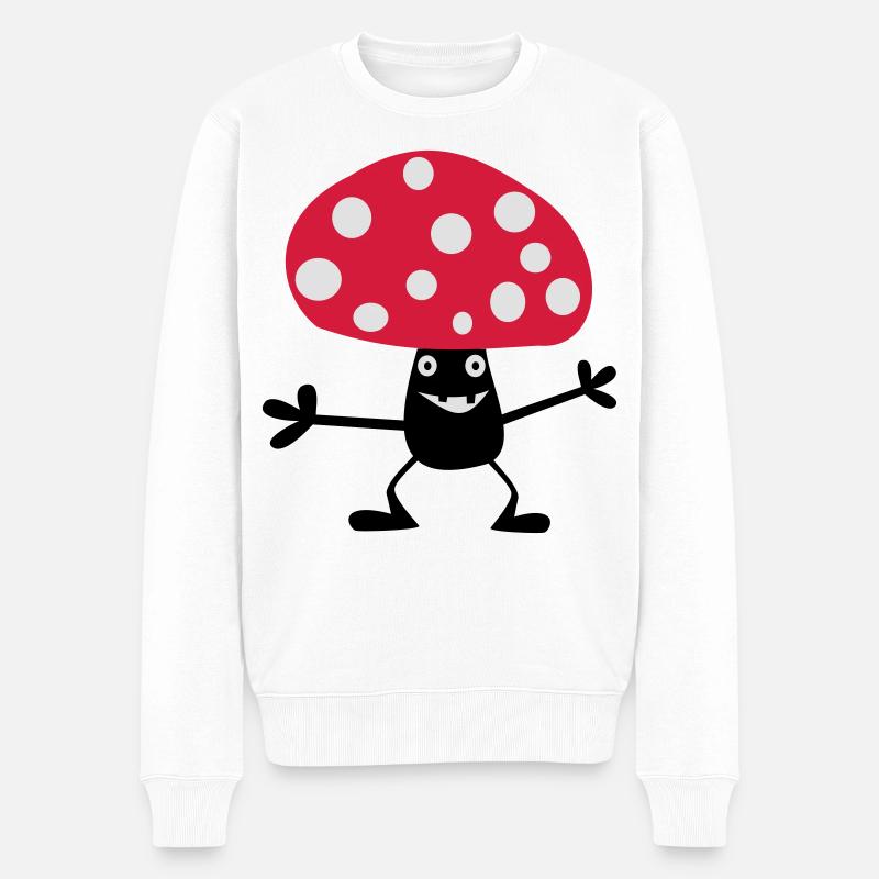 Toadstool vilain - Pull Premium bio Homme - blanc