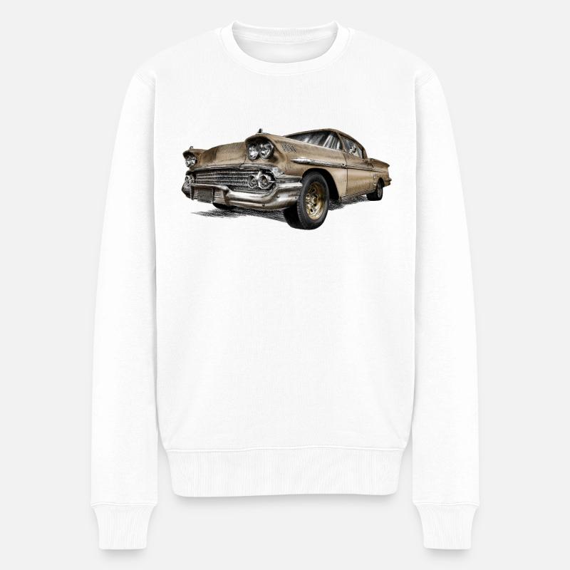 Oldtimer - Pull Premium bio Homme - blanc