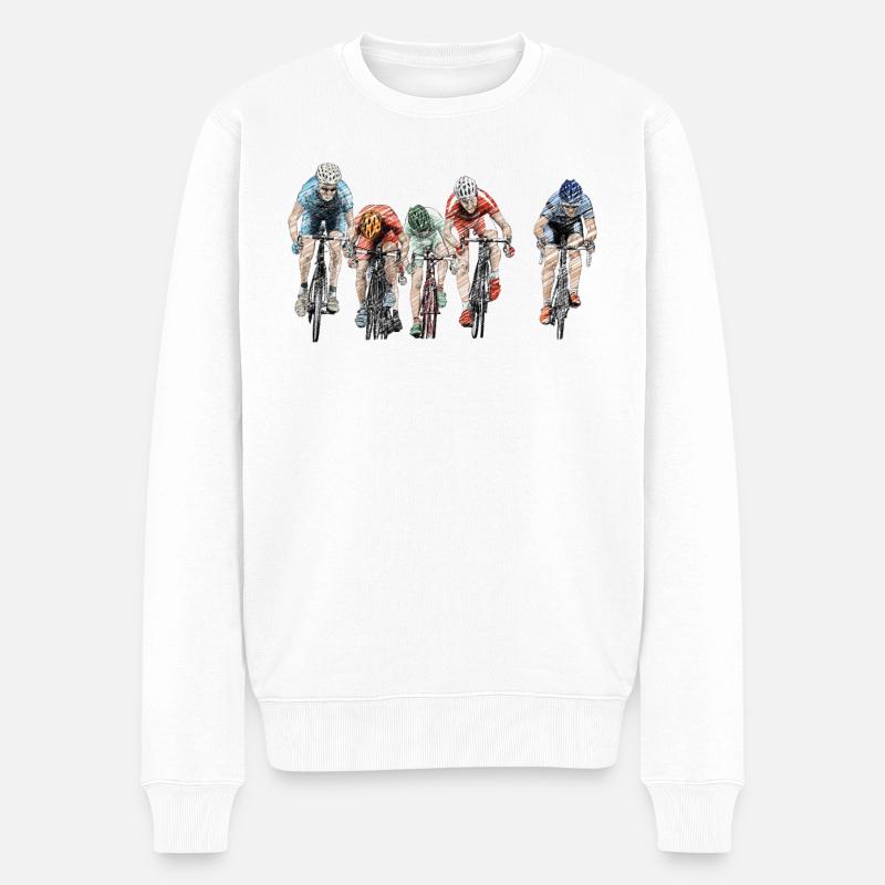 Cycling - Pull Premium bio Homme - blanc