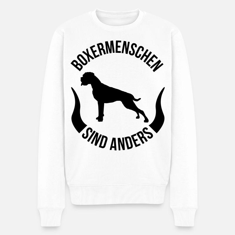 Boxer gens sont différents - Pull Premium bio Homme - blanc